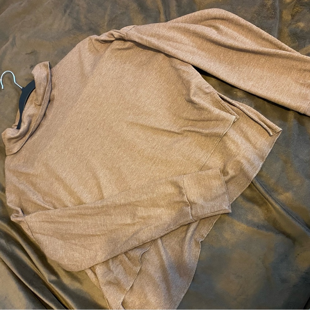 Cozy Tan Turtleneck Sweater